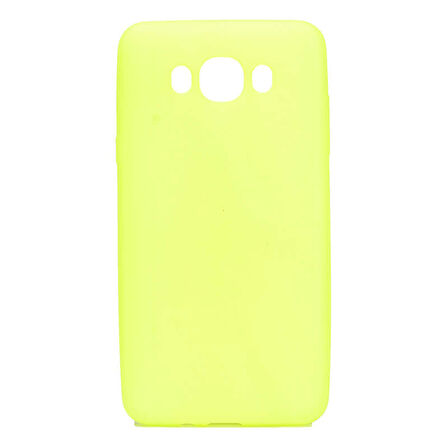 Samsung Galaxy J7 2016 Uyumlu Kılıf Esnek ve Darbe Emici Renkli Koruyucu Kapak