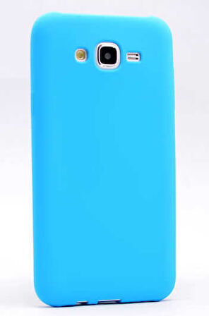 Samsung Galaxy J7 Uyumlu Kılıf Esnek ve Darbe Emici Renkli Koruyucu Kapak