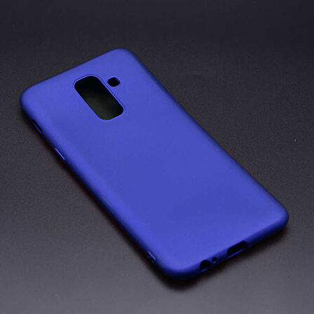 Samsung Galaxy J8 Uyumlu Kılıf Esnek ve Darbe Emici Renkli Koruyucu Kapak
