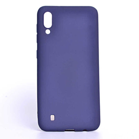 Samsung Galaxy M10 Uyumlu Kılıf Esnek ve Darbe Emici Renkli Koruyucu Kapak