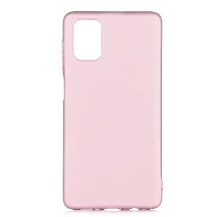 Samsung Galaxy M51 Uyumlu Kılıf Esnek ve Darbe Emici Renkli Koruyucu Kapak