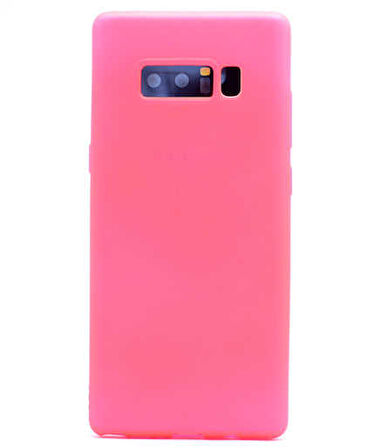Samsung Galaxy Note 8 Uyumlu Kılıf Esnek ve Darbe Emici Renkli Koruyucu Kapak