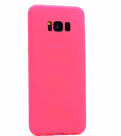 Samsung Galaxy S8 Uyumlu Kılıf Esnek ve Darbe Emici Renkli Koruyucu Kapak