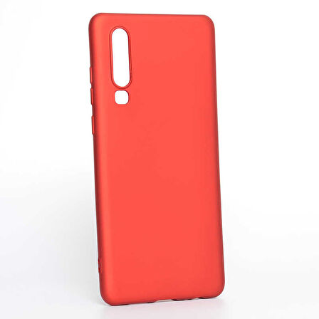 Huawei P30 Uyumlu Kılıf Esnek ve Darbe Emici Renkli Koruyucu Kapak