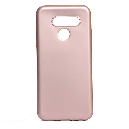 LG Q60 Uyumlu Kılıf Esnek ve Darbe Emici Renkli Koruyucu Kapak