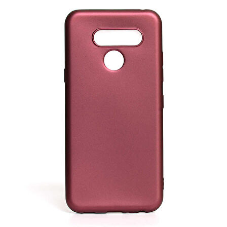 LG Q60 Uyumlu Kılıf Esnek ve Darbe Emici Renkli Koruyucu Kapak