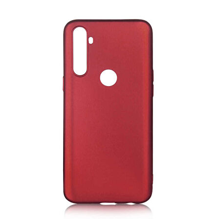 Realme C3 Uyumlu Kılıf Esnek ve Darbe Emici Renkli Koruyucu Kapak