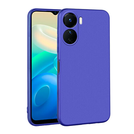 Vivo Y16 Uyumlu Kılıf Esnek ve Darbe Emici Renkli Koruyucu Kapak