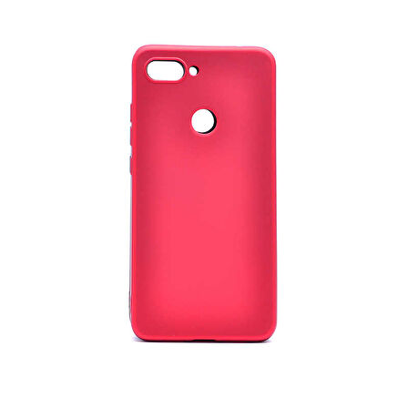 Xiaomi Mi 8 Lite Uyumlu Kılıf Esnek ve Darbe Emici Renkli Koruyucu Kapak