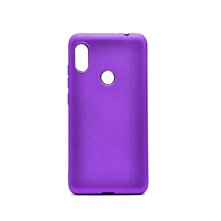 Xiaomi Redmi Note 6 Pro Uyumlu Kılıf Esnek ve Darbe Emici Renkli Koruyucu Kapak