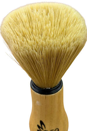 ELSA Premium Büyük Boy Ense Fırçası Açık Renk Ahşap Sap 16 cm