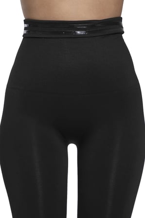 Tini Yüksek Bel Göbek Toparlayıcı İnceltici Sıkılaştırıcı Korse Tayt Shapewear Leggings