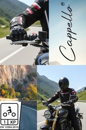 Motosiklet Eldiveni Avuç İçi Korumalı Dokunmatik Parmak Motorcu Eldiveni 
