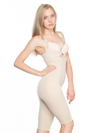 Ten Mı Göğsü Açık Paçalı Boy Korse Yeni Sezon