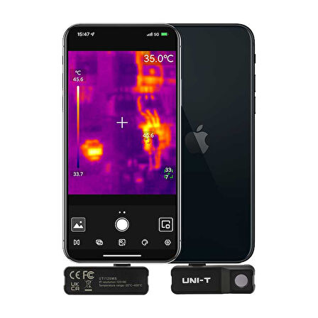 Uti120Ms Akıllı Telefon Termal Kamera - Termal Görüntüleyici
