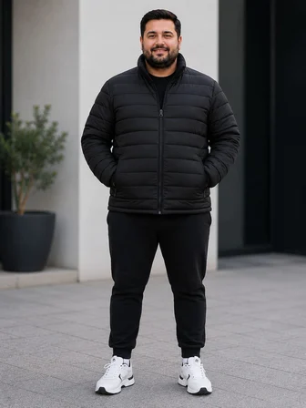 ALEXANDERGARDI Büyük Beden Erkek Şişme Mont