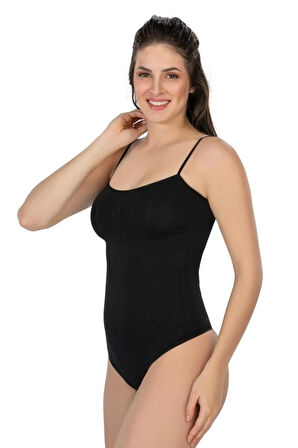 Siyah 1927 Ip Askıllı Ripli String Body