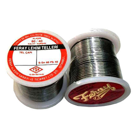 1.00 mm² Sn99.3/Cu0.7 Kurşunsuz Leadfree Lehİm Telİ