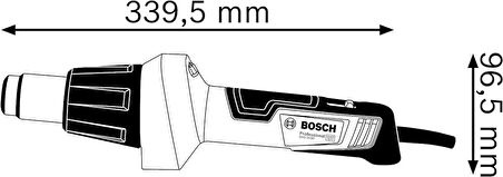 BOSCH GHG 20-60 SICAK HAVA TABANCASI