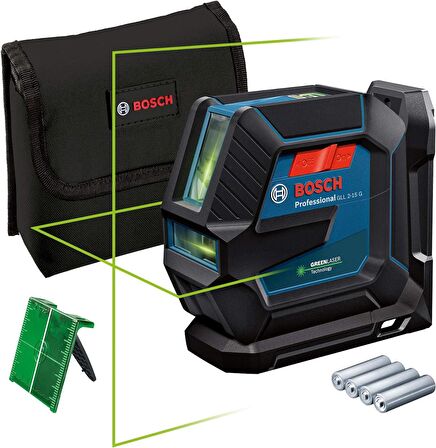 BOSCH GLL 2-15 G ÇAPRAZ ÇİZGİ LAZERİ