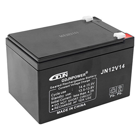 GDJN JN12V14 12 VOLT - 14 AMPER ELEKTRİKLİ BİSİKLET AKÜSÜ (150 X 95 X 98 MM)