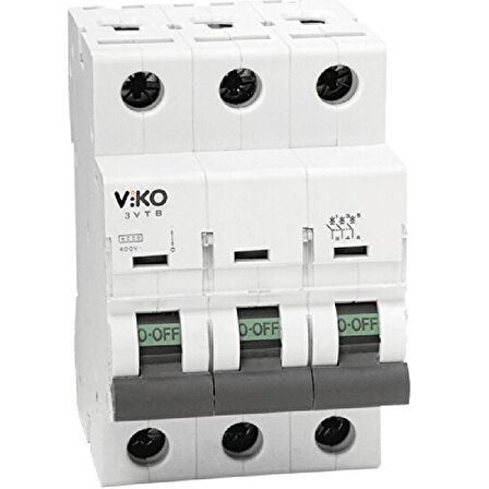 VİKO OTOMATİK SİGORTA 3X25A 4,5kA C TİPİ 4VTB-3C25