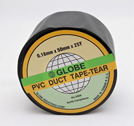 GLOBE DUCT TAPE "0.18x50x25Yards" (SİYAH)
