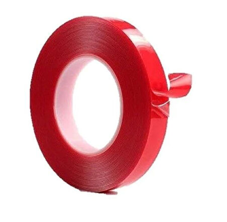   Ilt 19X5 Mt Akrilik Çift Taraflı Bant Kırmızı 