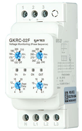 Entes M3958 Gkrc-02F Gerilim Koruma Rölesi Entes 