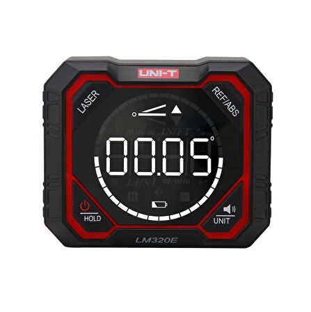 Uni-T LM320E Dijital Açı Ölçer - Çift Lazer Hizalama 