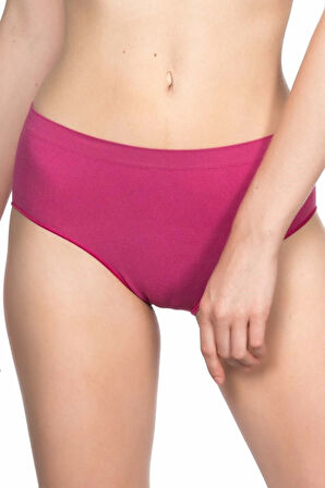 Fuşya Dikişsiz Toparlayıcı Slip Külot 3002