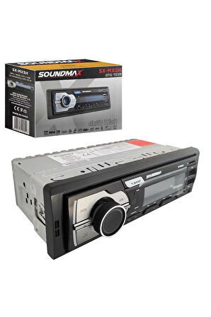 Soundmax Sx-mx5h Oto Teyp 4x50 Watt Bluetooth Mobil Aplikasyon 2xusb Sd Fm Aux