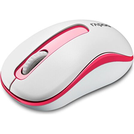 Rapoo 17300 M10 Plus 1000DPI Kırmızı / Beyaz Kablosuz Mouse