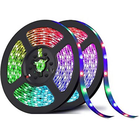 POLAXTOR ŞERİT LED 12V TEK ÇİP İÇ MEKAN RGB 5MT