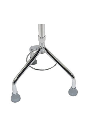 VİPSAĞLIK Uzunluk Ayarlı Ithal 3 Ayaklı Tripot Baston Tripod Medikal Denge Bastonu Üç Ayaklı Yürüme Değneği H