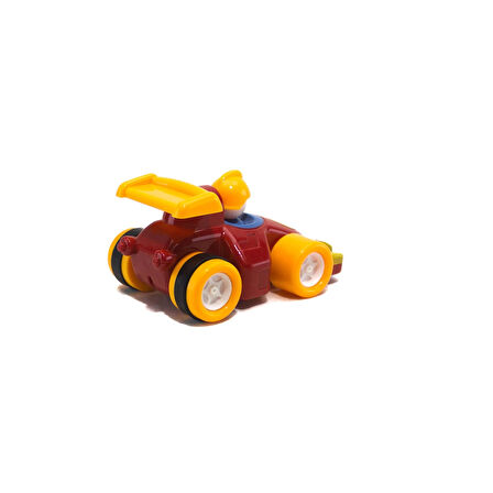 F1 Arabası Oyuncak Kırılmaz Sürtmeli 13 Cm