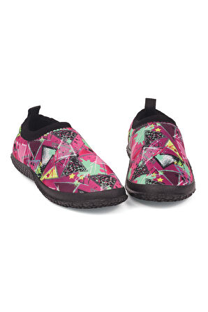 Kadın Pembe Kaydırmaz Tabanlı Ergonomik Tasarımlı Dayanıklı Plaj, Havuz, Deniz Ayakkabısı