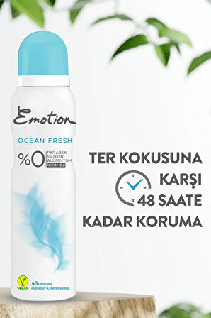 Emotion Ocean Fresh Kadın Deodorant 6x150ml