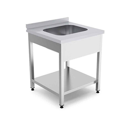 Empero EMP.E.66085-1ET Tek Evyeli Tezgah 60x60x85 cm