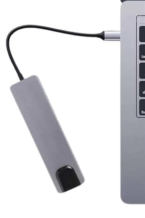 Usb Type-c Hub Dönüştürücü Çevirici Çoklayıcı Macbook Çevirici  Portlu