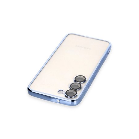 Samsung Galaxy S23 Kılıf Razer Lensli Silikon - Açık Mavi