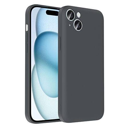 Teleplus iPhone 15 Plus Kılıf Kamera Korumalı Kartlık Hazneli Vitra Kapak