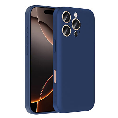 Teleplus iPhone 16 Pro Kılıf Kamera Korumalı Kartlık Hazneli Vitra Kapak