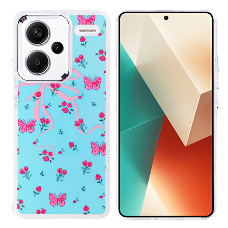Teleplus Xiaomi Redmi Note 13 Pro Plus Kılıf Hadra Lüx Desenli Kapak