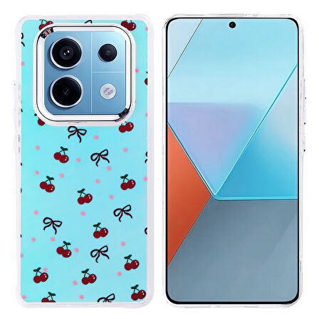 Teleplus Xiaomi Redmi Note 14 Pro 5G Kılıf Hadra Lüx Desenli Kapak