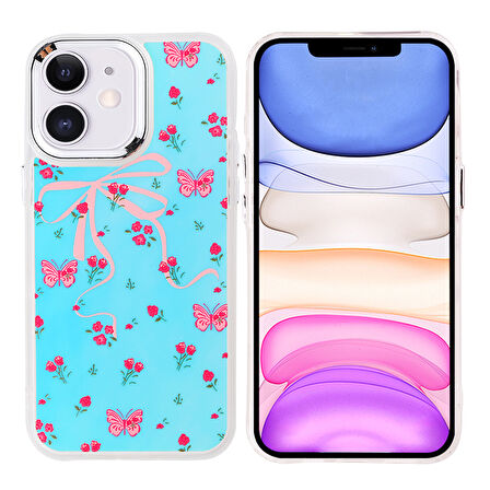Teleplus iPhone 11 Kılıf Hadra Lüx Desenli Kapak