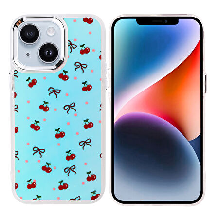 Teleplus iPhone 13 Kılıf Hadra Lüx Desenli Kapak