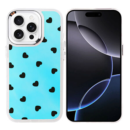Teleplus iPhone 16 Pro Max Kılıf Hadra Lüx Desenli Kapak