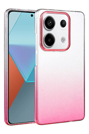Teleplus Xiaomi Redmi Note 13 Pro 4g Kılıf Simli Shinys Glossy Renk Geçişli Kapak