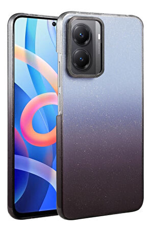 Teleplus Xiaomi Poco X7 Pro Kılıf Simli Shinys Glossy Renk Geçişli Kapak
